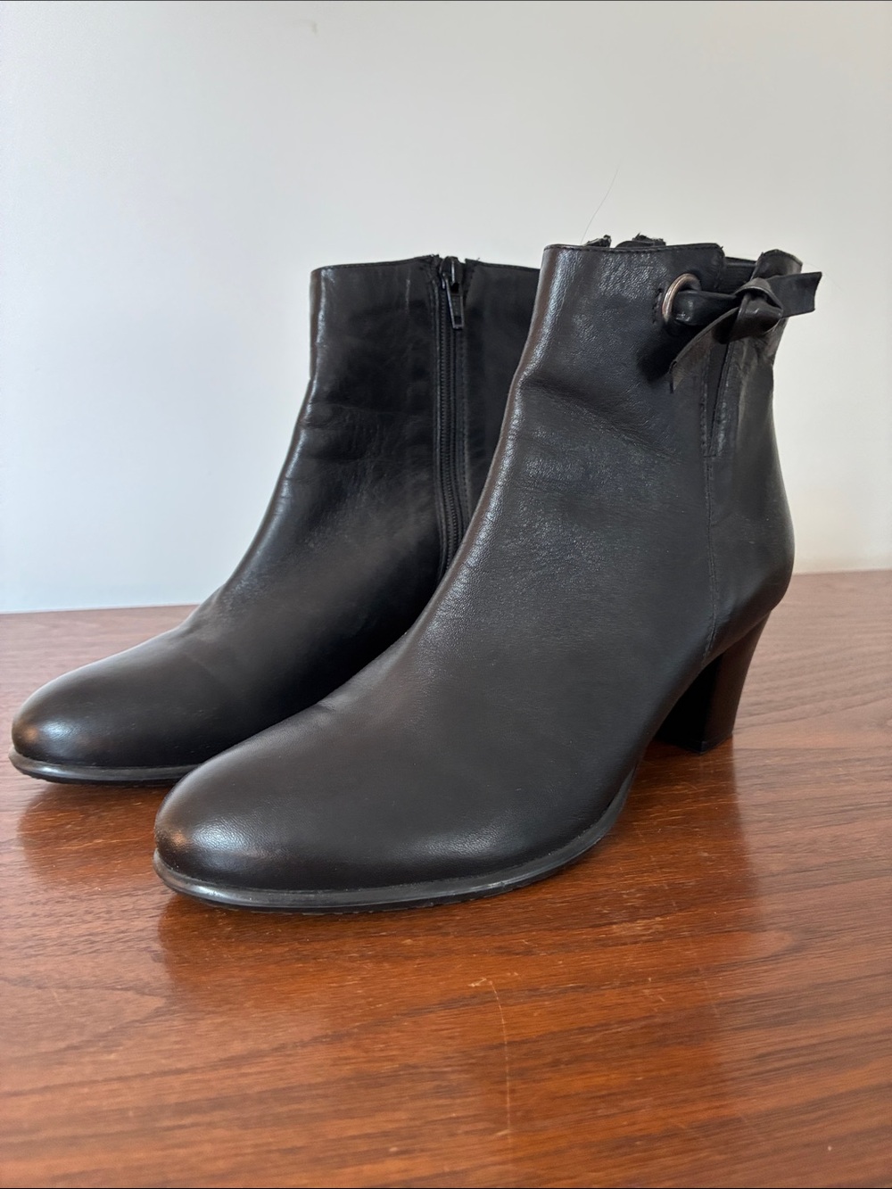 Luca Ferri Leather Ankle Boots